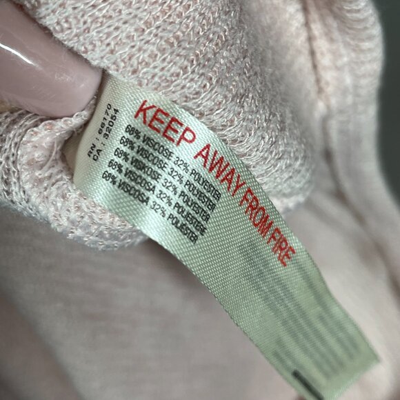 NEW Free People Body Suit Womens Large pink knit boho one piece colorful - Picture 7 of 11